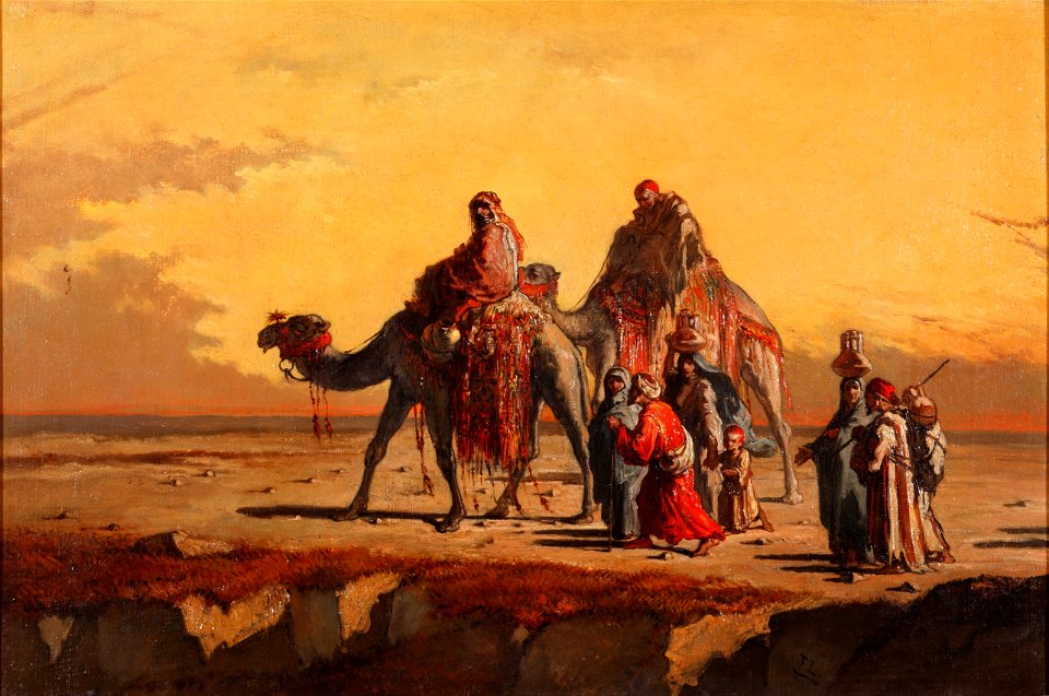 Francisco Lameyer - Desert Scene - Google Art Project