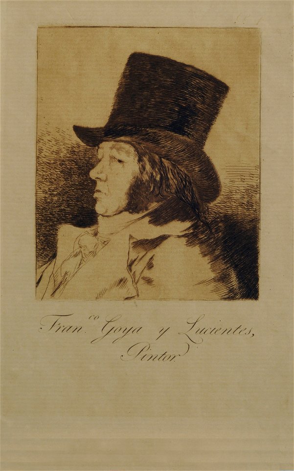 Francisco Goya y Lucientes, Pintor (Autorretrato)