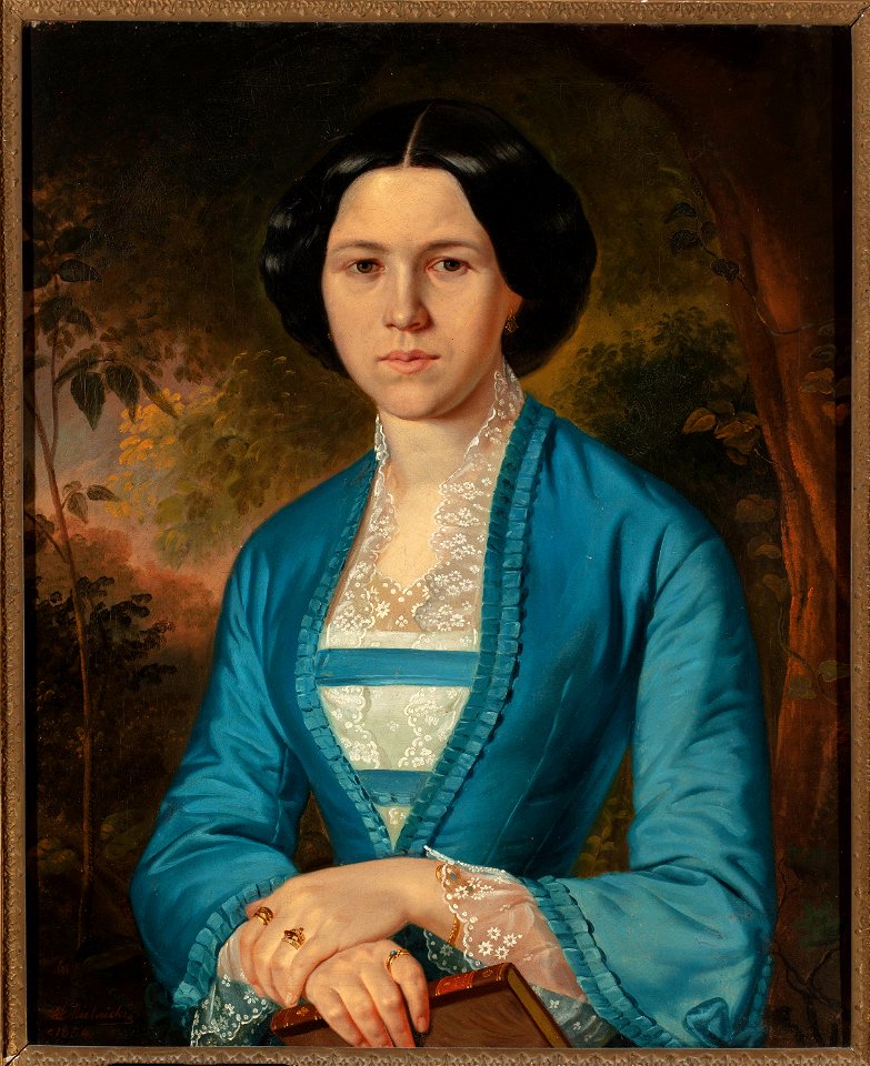 Franciszek Mielnicki - Portrait of a lady - MP 1012 MNW - National Museum in Warsaw