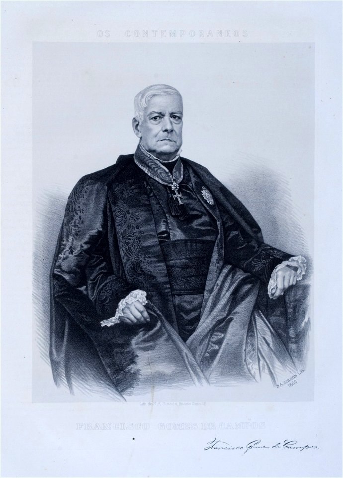 Francisco Gomes de Campos - Litografia
