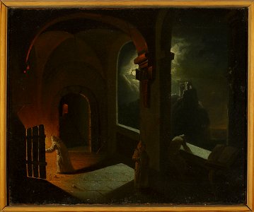 Franciszek Ksawery Lampi - Monastery scene I - MP 3044 - National Museum in Warsaw
