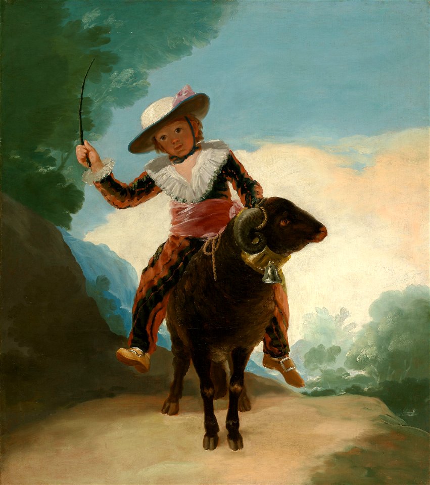 Francisco José de Goya y Lucientes - Boy on a Ram - 1979.479 - Art Institute of Chicago