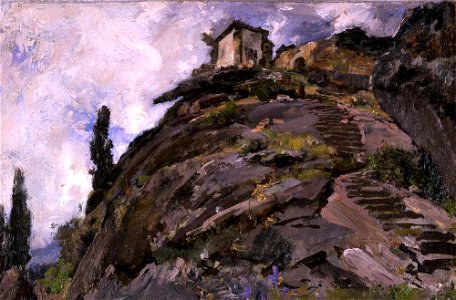 Francisco Pradilla Ortiz - Monastery of El Paular, Guadarrama - A220 - Hispanic Society of America