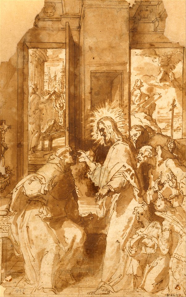 Francisco Ribalta - Apparition of Christ to Saint Vincent Ferrer - Google Art Project