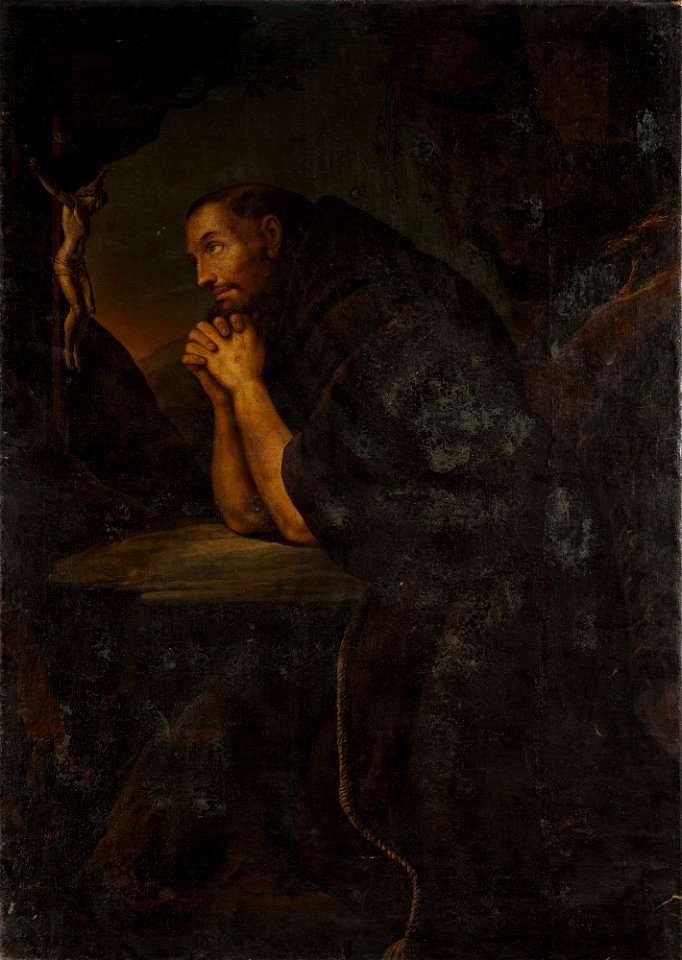 Franciszek Lekszycki - Praying monk - MP 3428 MNW - National Museum in Warsaw