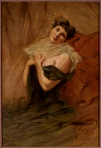 Franciszek Żmurko - Portrait of a young woman - MP 4017 MNW - National Museum in Warsaw