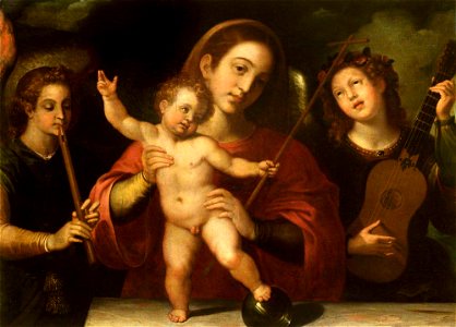 Francisco Ribalta (1565-1628) - Madonna and Child with Music-Making Angels - 1257129 - National Trust