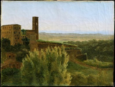 Francois Marius Granet - View of Tivoli with the Church of San Silvestro - 2002-295 - Princeton University Art Museum