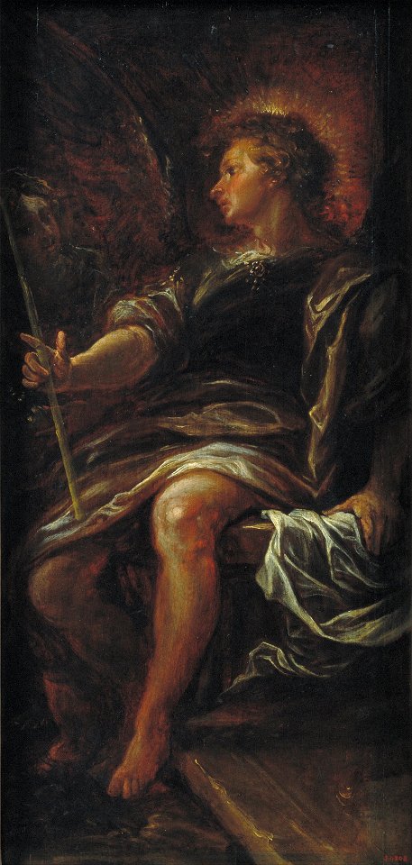Francisco Rizi - The Angel before the Grave - Google Art Project