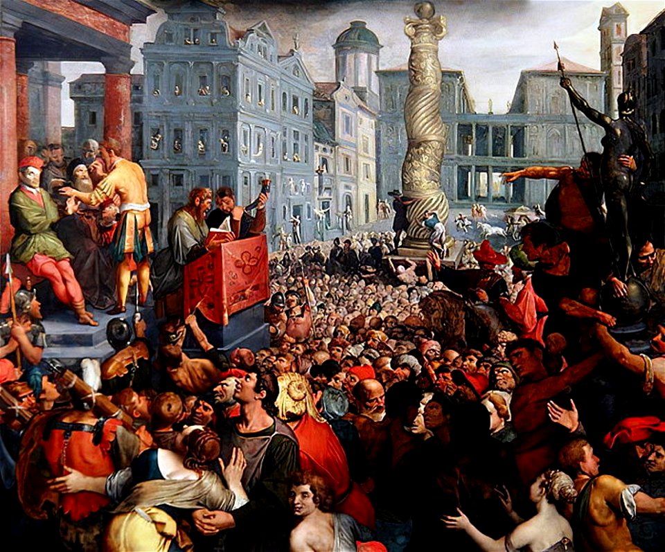 Francken, Ambrosius 1 — The Judgement of Zaleucus — c. 1606