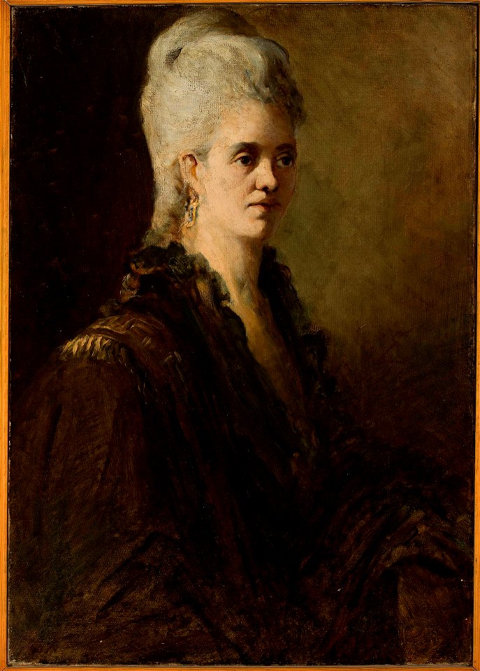 Franciszek Żmurko - Portrait of a woman – Mrs. Zarewicz (^) - MP 2759 MNW - National Museum in Warsaw