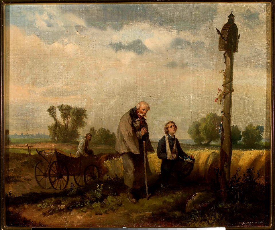Franciszek Kostrzewski - Son's return (insurgent) - MP 2512 MNW - National Museum in Warsaw