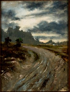 Franciszek Władysław Sandecki - Forest track - MP 2590 - National Museum in Warsaw