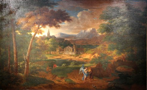 Francisque Millet - Le départ de Tobie 01