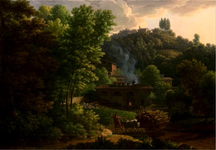 Francois-Xavier-Fabre-Italian Landscape