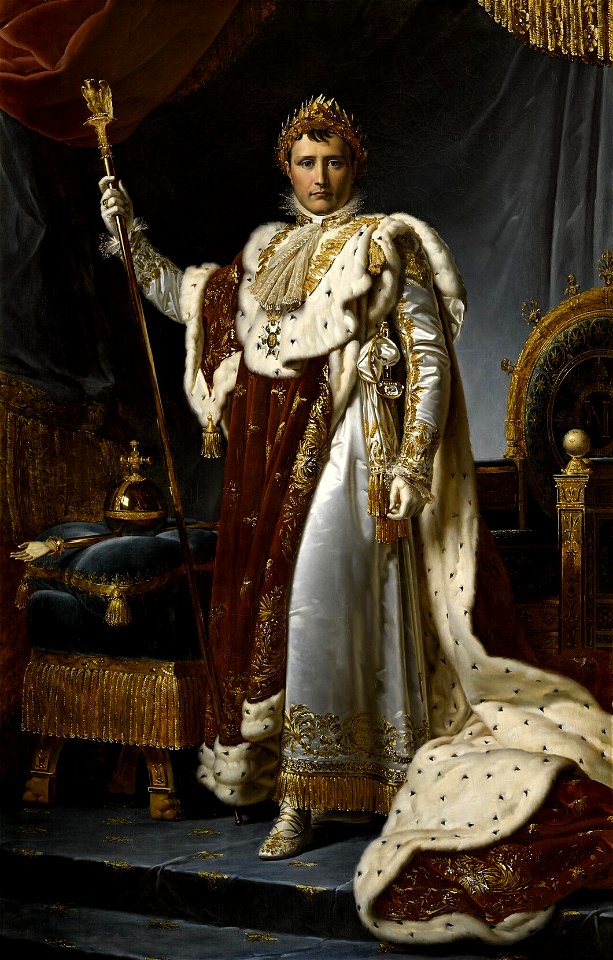 Francois Gerard - Napoleon Ier en costume du Sacre