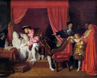 Francois I recoit les derniers soupirs de Leonard de Vinci by IngresFXD