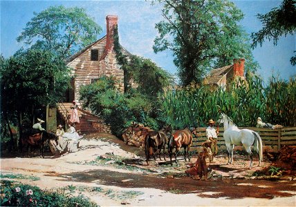 Frank Buchser Old Virginia 1870