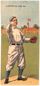 Frank B. LaPorte-James Stephens, St. Louis Browns, baseball card portrait LCCN2007683894