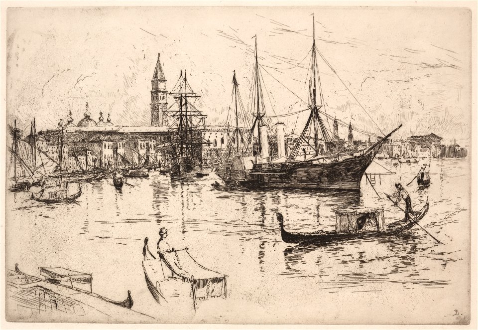 Frank Duveneck (American, 1848-1919) - Laguna, Venice - 1923.1114 - Cleveland Museum of Art