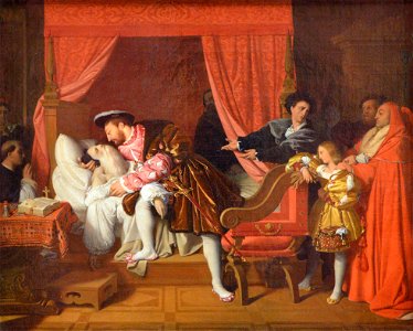 Francois Ier Leonard de Vinci-Jean Auguste Dominique Ingres