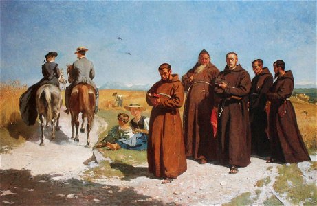 Frank Buchser Askese und Lebenslust 1865