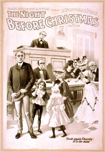 Frank Burt & Geo. H. Nicolai present a pastoral play, The night before Christmas by Hal Reid. LCCN2014636672