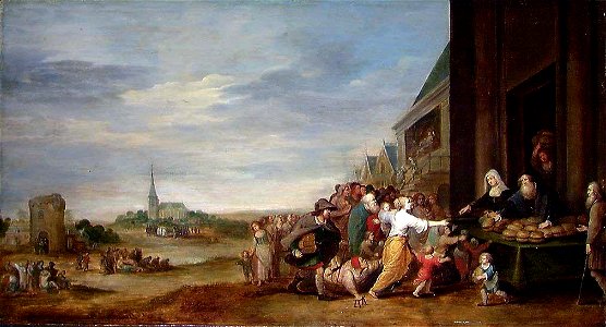 Hieronymus Francken (II) - Deeds of Charity - NG.M.00046 - National Museum of Art, Architecture and Design