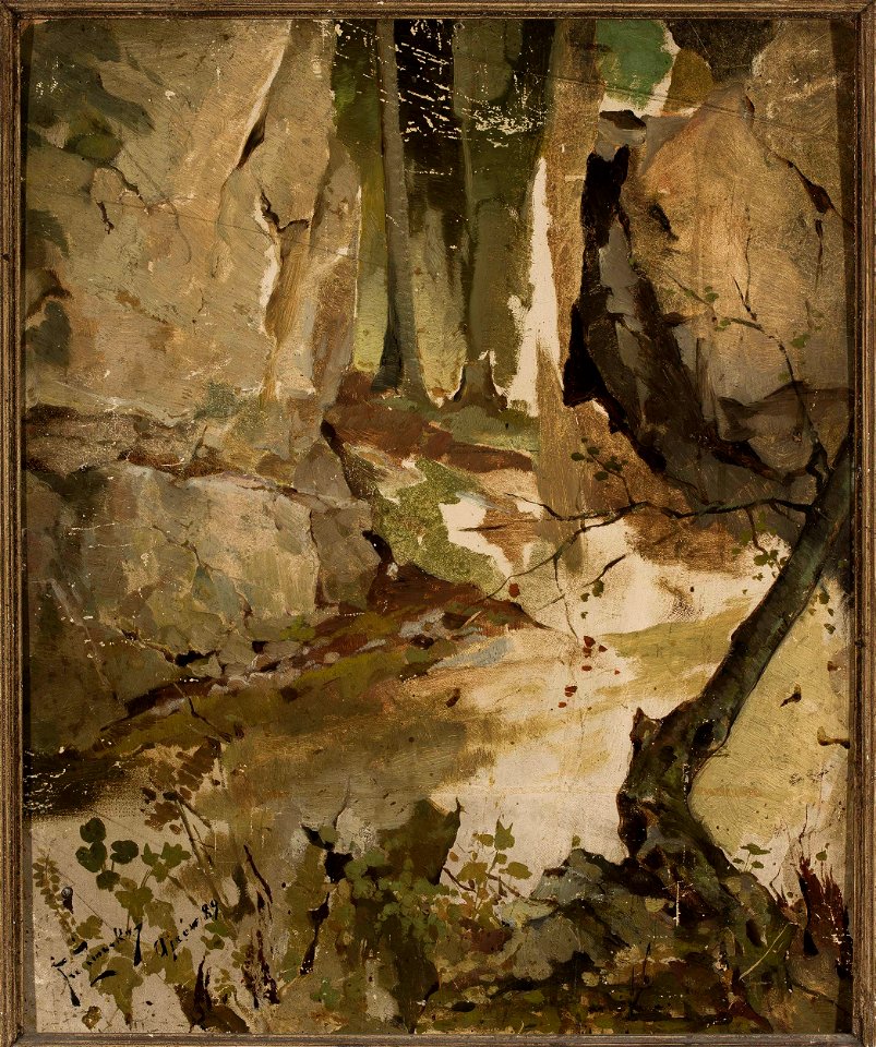 Franciszek Żmurko - Landscape from Ojców - MP 1228 MNW - National Museum in Warsaw