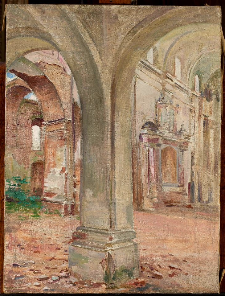 Franciszek Łubieński - Church interior - MP 990 MNW - National Museum in Warsaw