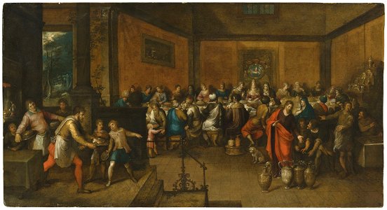 Frans Francken II - The Marriage at Cana. Free illustration for personal and commercial use.