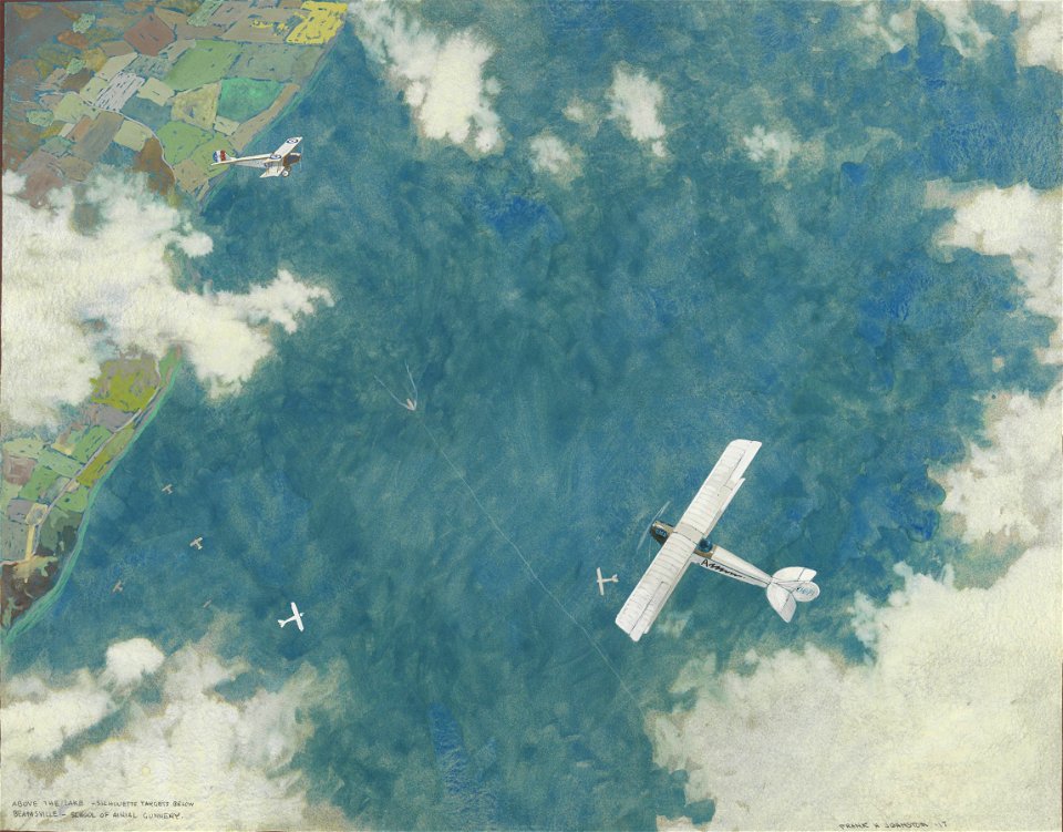Frank Johnston-ABOVE THE LAKE, TARGETS BELOW (CWM 19710261-0280)
