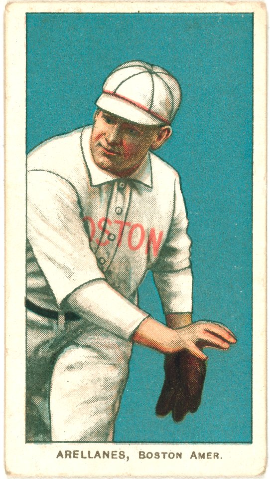 Frank Arellanes, Boston Red Sox, baseball card portrait LCCN2008676426