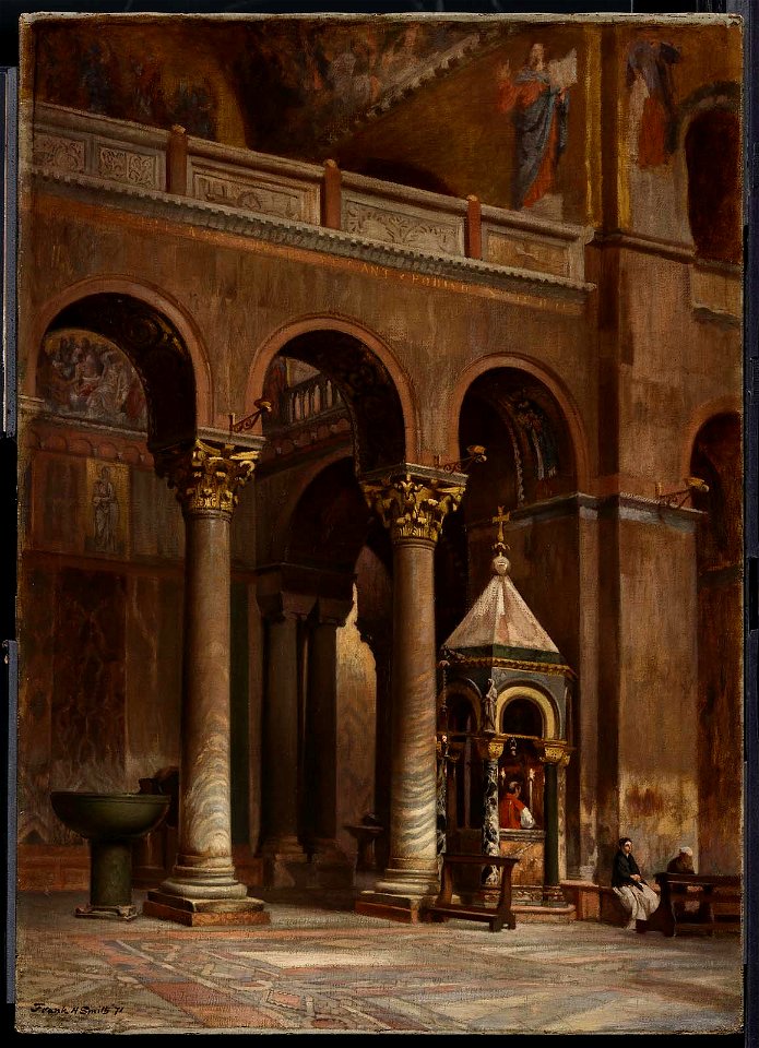Frank Hill Smith - Chapel of the Crucifix, Saint Mark's, Venice - 18.402 - Museum of Fine Arts