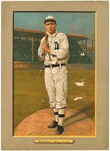 Frank Baker, Philadelphia Athletics, baseball card portrait LCCN2007685687