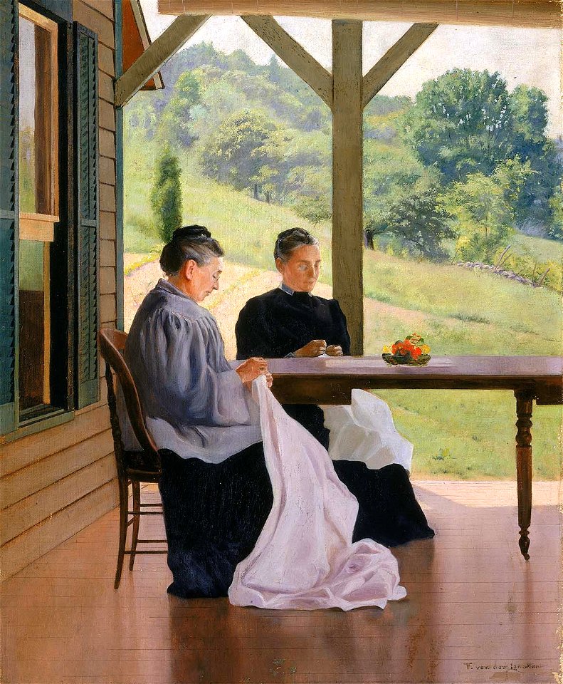 Frank von der Lancken - The Sisters - 1975.93.1 - Smithsonian American Art Museum