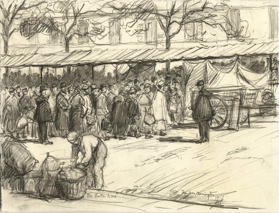 Frank Milton Armington-The Butter Line (CWM 19710261-0013)