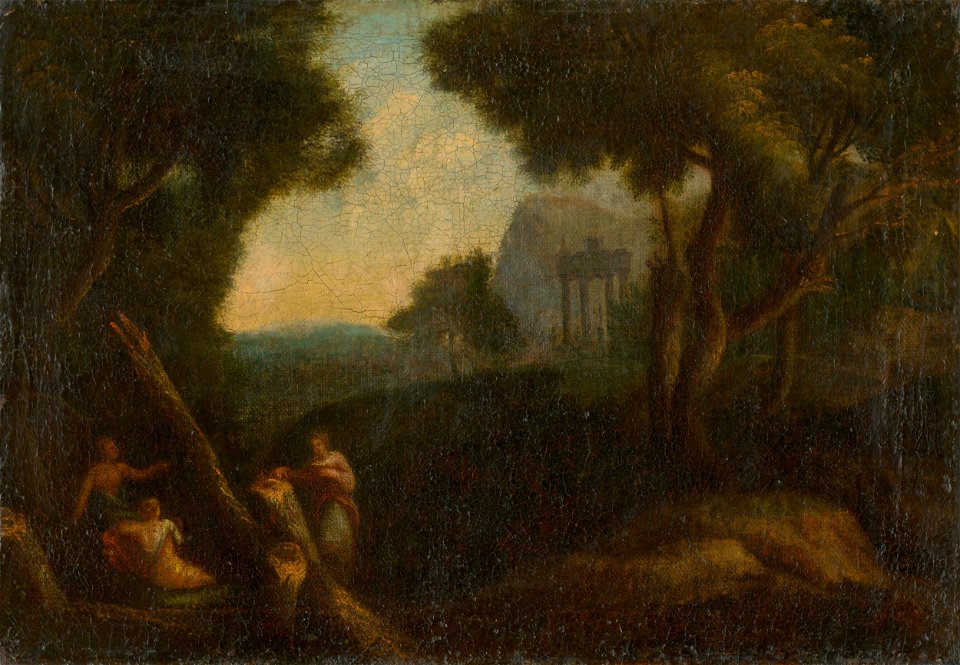 Francúzsky maliar z konca 17. storočia - Nymfy v lese - O 1122 - Slovak National Gallery