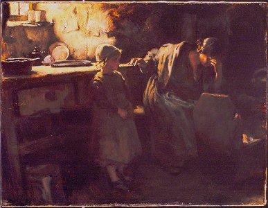 Frank Holl (1845-1888) - Hushed - N01536 - National Gallery