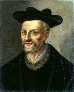Francois Rabelais - Portrait. Free illustration for personal and commercial use.