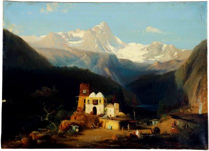 Paul von Franken - Landschaft im Kaukasus
