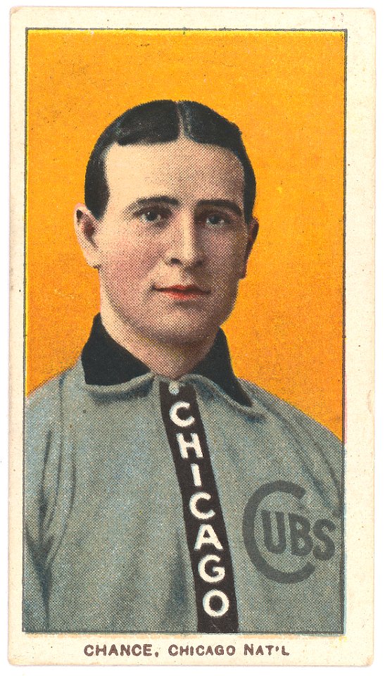 Frank Chance, Chicago Cubs, baseball card portrait LCCN2008675170