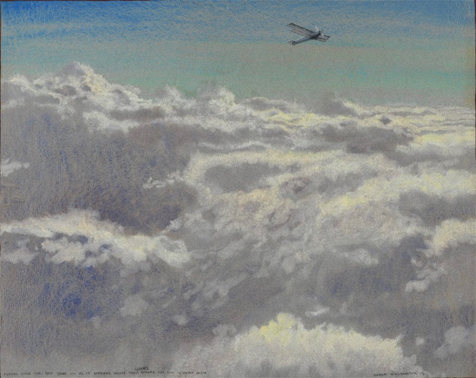 Frank Johnston-FLYING OVER THE SKY SEAS (CWM 19710261-0258)