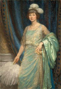 Frank Dicksee - Portrait of Mrs Norman Holbrook