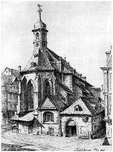 Frankfurt Am Main-Bertha Bagge-DAPUIUIFFM-001-Peterskirche Ostseite