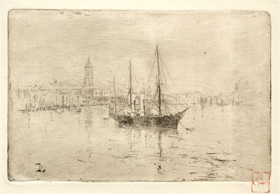 Frank Duveneck (American, 1848-1919) - Grand Canal, Venice - 1921.236 - Cleveland Museum of Art