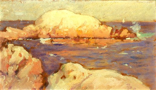 Frank Duveneck - Study of Braces Rock, Gloucester (c.1893)