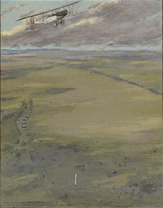 Frank Johnston-Looking South Over Camp Borden (CWM 19710261-0277). Free illustration for personal and commercial use.