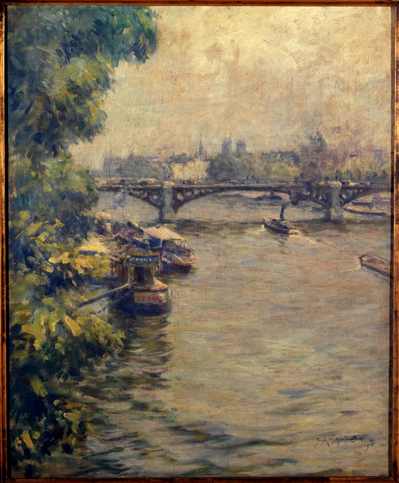 Frank Milton Armington - Le pont du Carrousel - P1805 - Musée Carnavalet
