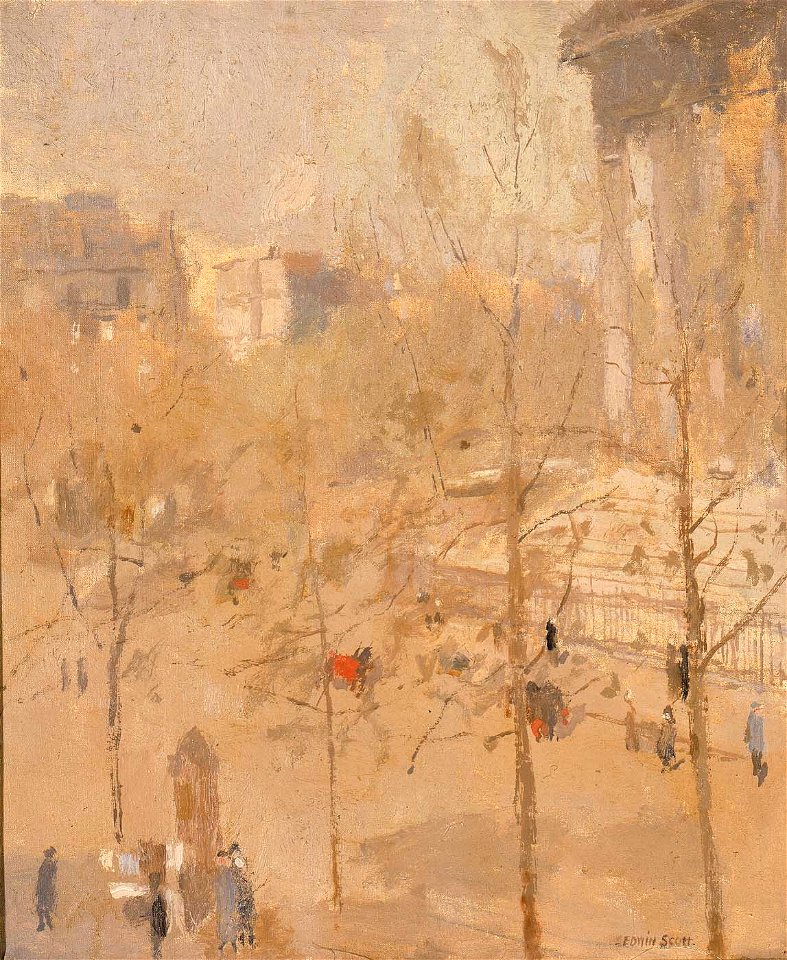 Frank Edwin Scott - La Madeleine no. II - 1952.13.117 - Smithsonian American Art Museum